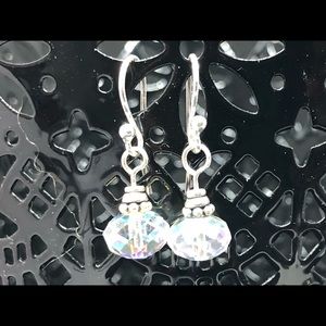 Sterling silver handmade ABA Crystals 1 1/2 inches